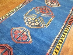 Vintage Turkish Ushak Oushak Kars Gallery Rug Size 5’7”x12’10”