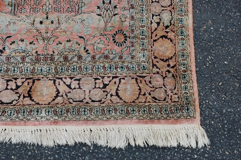 NATURAL WOOL Old Oriental Rugs,Hand Woven,knotted size Approximately 3'2" × 23' gallery