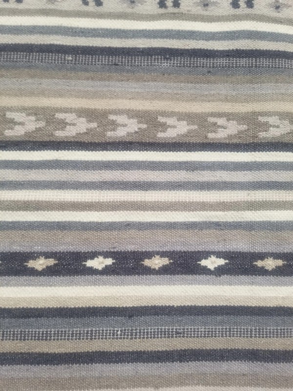 Fine Vintage Traditional Handmade Kattrup Wool Multicolor Kilim 7.9x5.5 ft gallery