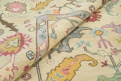 Hand Knotted Turkish Oushak Carpet 8×11 9×12 10×14 12×15 ft Large Livingroom Rug