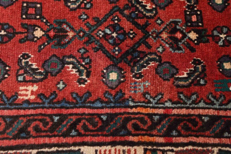 Vintage Hand-knotted Runner Rug 2'10" x 12'9" Traditional Oriental Wool Carpet gallery
