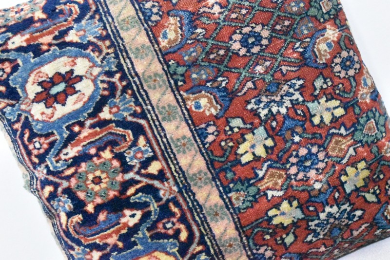 Antique Pillow Cover Sofa Rug 16'' x 16'' Made of Antique Cushion Cover Carpet gallery