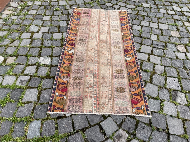 Home Decor Rug, Turkish Vintage Rug, Boho Decor Rug, 2,4 x 4,6 ft gallery