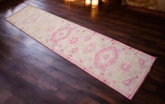 Turkish Runner Rug Hand Made Rug Runner Hallway Decor Oushak rug 3×12 ft approx