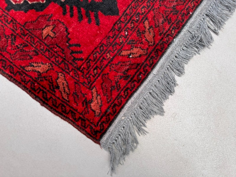 Afghan Runner Narrow 150x50 cm, Vintage Turkoman Ersari Rug 2532 gallery