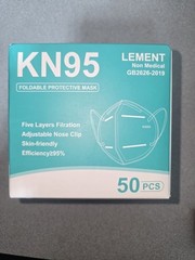 LEMENT KN95 Foldable Protective Mask 50-Pack