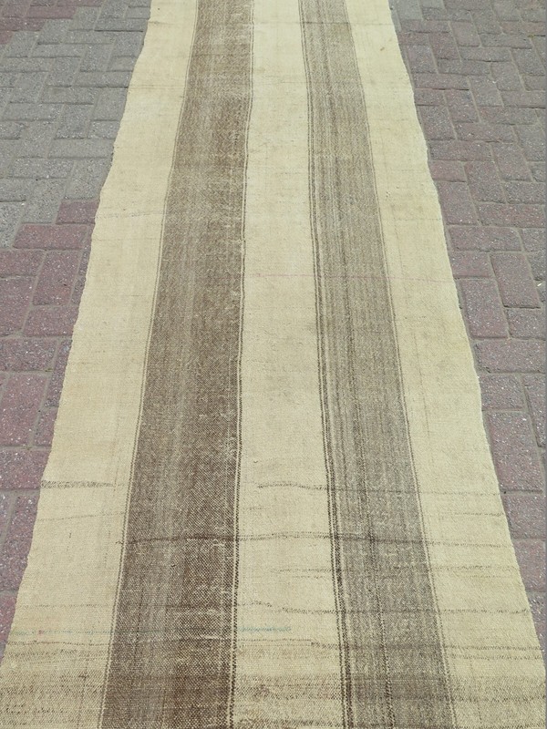 Rug Runner, Stairs Rug, Hallway Rug, Wool Kilim Runner, Carpet Runner 39"x138" gallery