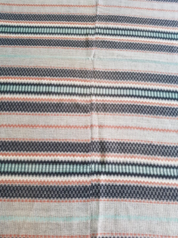 Vintage Handmade Traditional Afghani Striped Kilim Floor Rug Carpet 273x151 cm gallery