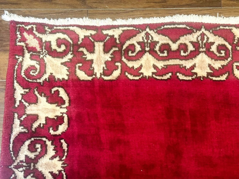 Per'sian Ker'man Runner Rug3x16, Handmade Red Carpet Runner Semi Antique Vintage gallery
