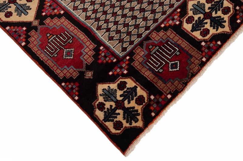 Koliai Hand Knotted Persian Rug 260 x 137cm - Nomadic, Oriental, Red, Carpet,... gallery