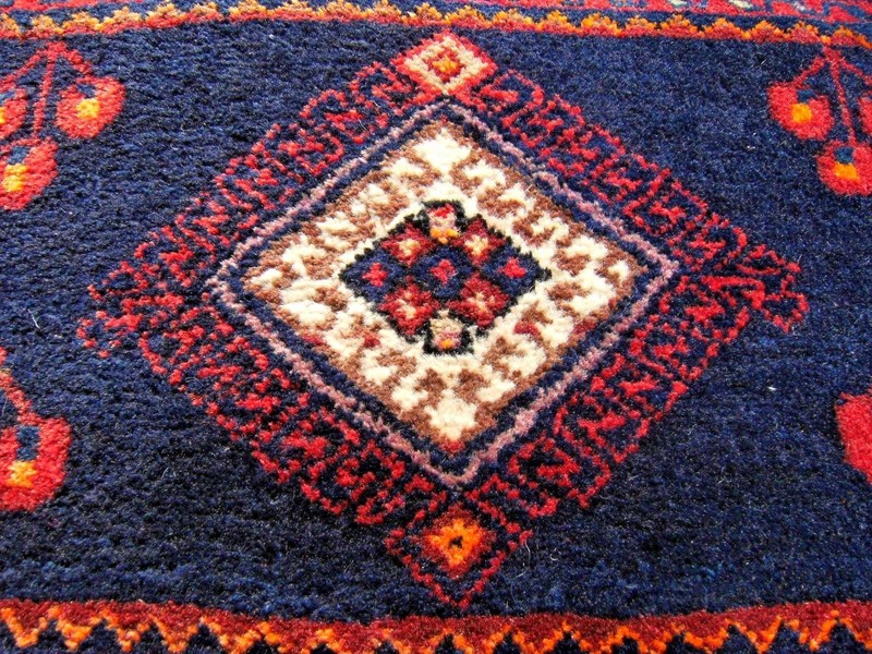 Fabulous Antique Rug Rare Awesome Design Caucasian Collectors Item Bag Face Rug gallery