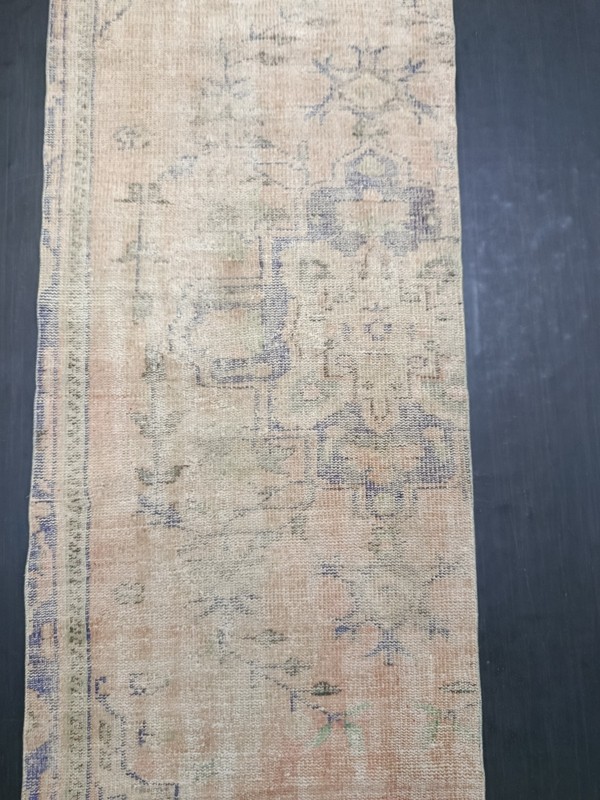 Red Antique Oriental Handmade Runner, 2.6x9ft, Red Faded Entryway Runner Rug gallery