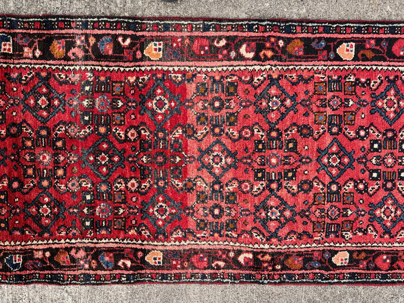 2x13 ANTIQUE RUNNER RUG HAND-KNOTTED VINTAGE ORIENTAL handmade narrow long 3x13 gallery