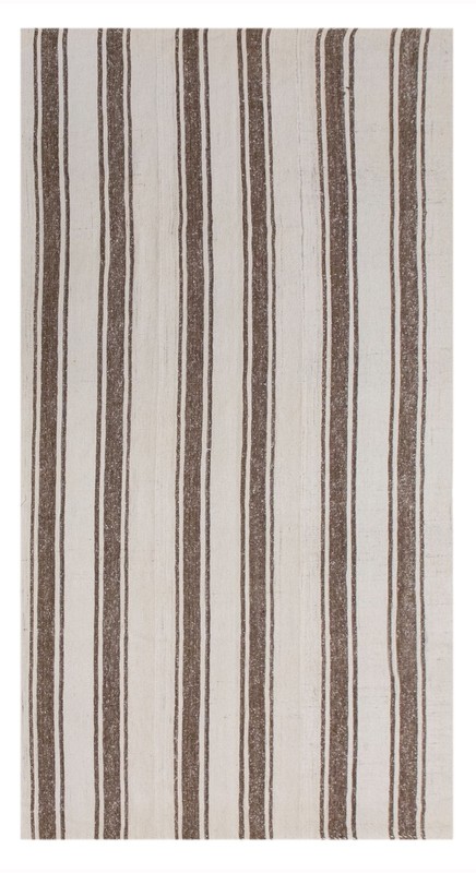 Large Minimalist Vintage Turkish Kilim Rug 156x290 cm (5.1x9.5 ft) gallery
