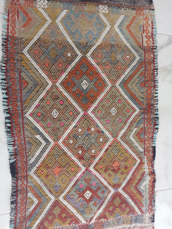 Oriental Rug Antique Fantastic Rug Wool Carpet Home Handmade Rug Entrance Rug gallery
