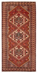 Vintage 4’8″ x 9’10” Traditional Hand Knotted Vegetable Dye Wool Area Rug
