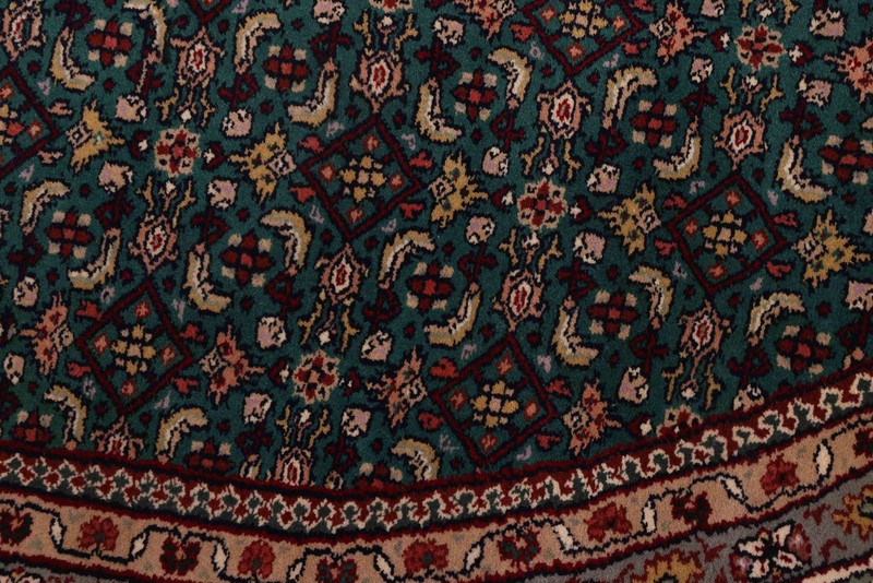 Vintage Hand-Knotted Carpet 8'2" x 8'0" Traditional Oriental Wool Area Rug gallery
