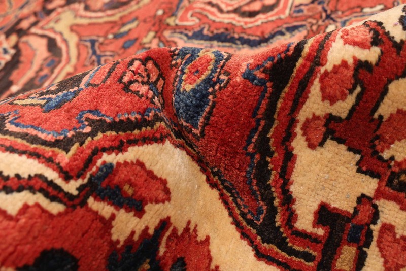 Vintage 7'9" x 10'4" Traditional Hand Knotted Vegetable Dye Wool Area Rug gallery