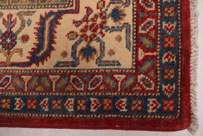 Traditional Vintage Hand-Knotted Area Rug 5'0" x 6'9" Oriental Wool Carpet gallery