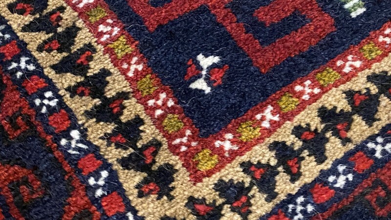 Beautiful Vintage Turkish Tribal Bohemian Rug 3’1”x 1’4” gallery