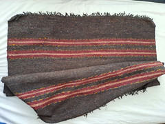 Vintage Handwoven Wool Kilim Rug 210×105 cm Bulgarian Balkan Boho 1960s