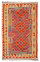 Vintage 3’1″ x 4’11” Traditional Wool Hand Woven Oriental Area Rug