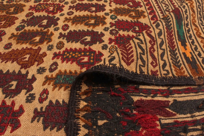 Vintage Hand Woven Area Rug 4'3" x 6'5" Traditional Wool Oriental Carpet gallery