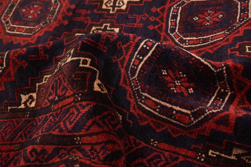 Vintage 4'2" x 6'10" Traditional Hand Knotted Vegetable Dye Wool Area Rug gallery