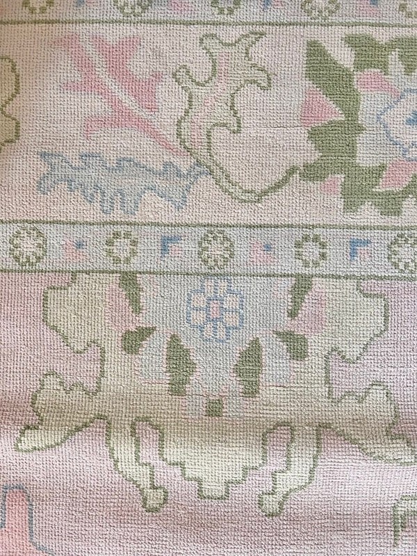 Light Pink Soft Wool Oushak Rugs 3x5 4x6 5x7 6x9 8x10 9x12 10x14 12x15 Room Rugs gallery