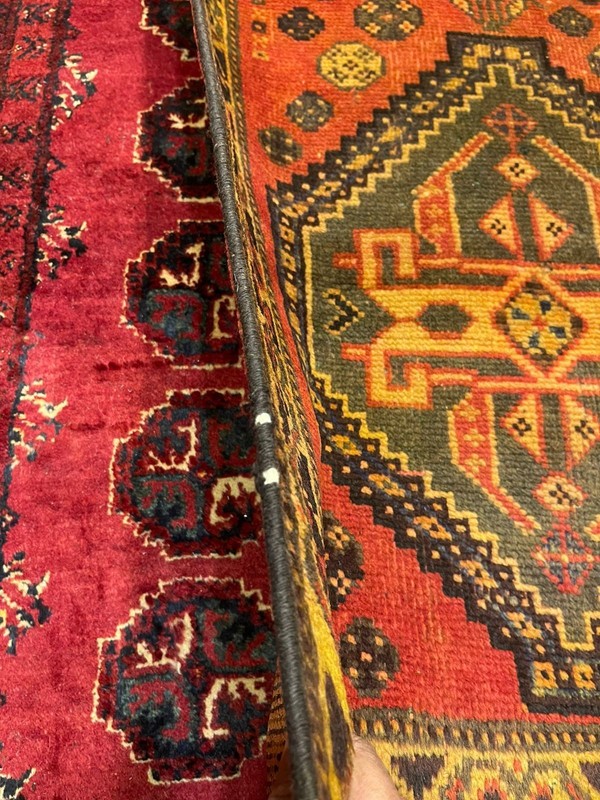 5 X 4 FT COLLECTORS’ ITEM Antique Natural Vegetable Dye Kazak Vase Design Carpet gallery
