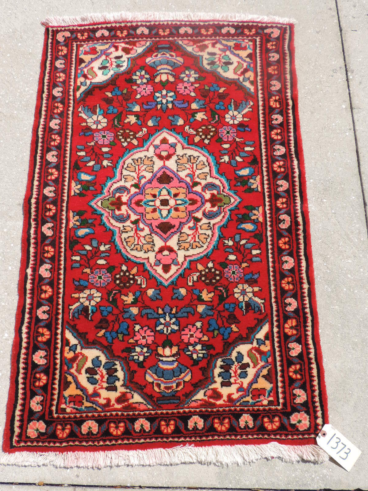 2x4ft. Handmade Lillihan Wool Rug gallery
