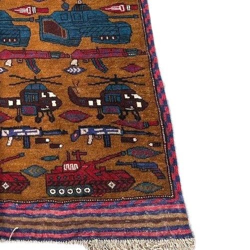 Handmade Afghan Amazing wool War Rug Great Quality Beauiful design 186cmx123cm gallery