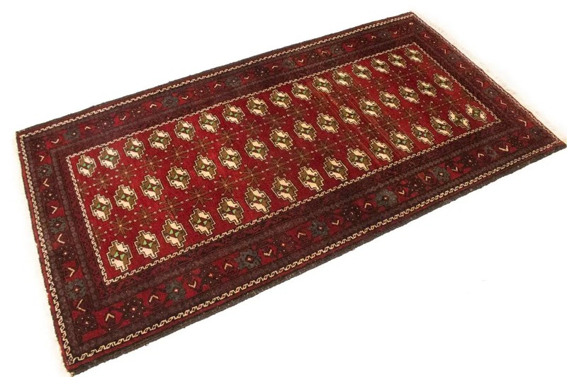 3'6X6'9 ft Handmade Wool Tribal Oriental Rug Farmhouse Kitchen Decor Carpet gallery