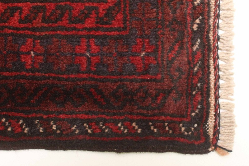 Vintage 3'2" x 4'8" Traditional Hand Knotted Vegetable Dye Wool Area Rug gallery