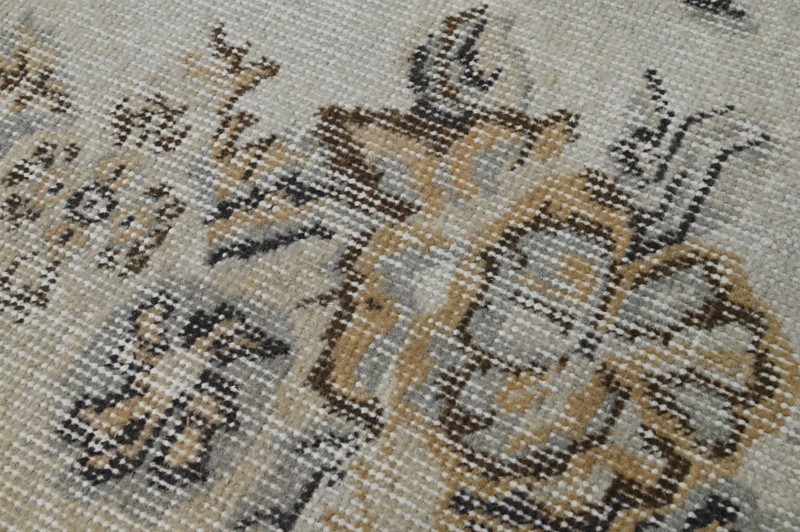 Vintage Turkish Runner Rug 2x8ft Wool Anatolian Handmade Hallway Oushak BEIGE gallery