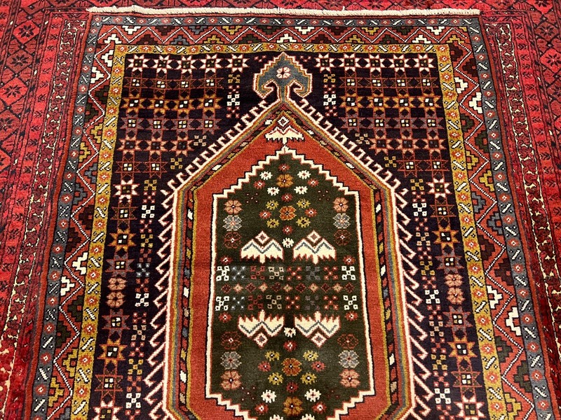 COLLECTRS' ITEM Antique Tribal Natural Vegetable Dye Caucasian Kazak Carpet gallery