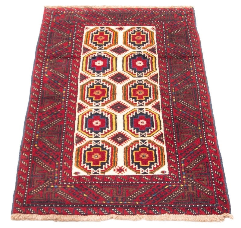 Vintage Hand-Knotted Area Rug 3'1" x 5'9" Traditional Wool Carpet gallery