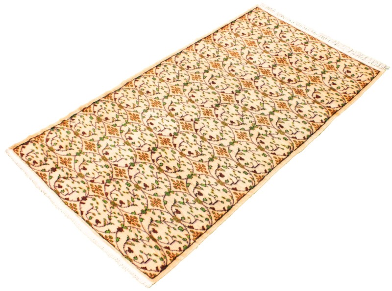 Vintage Hand-Knotted Carpet 5'1" x 9'0" Traditional Oriental Wool Area Rug gallery