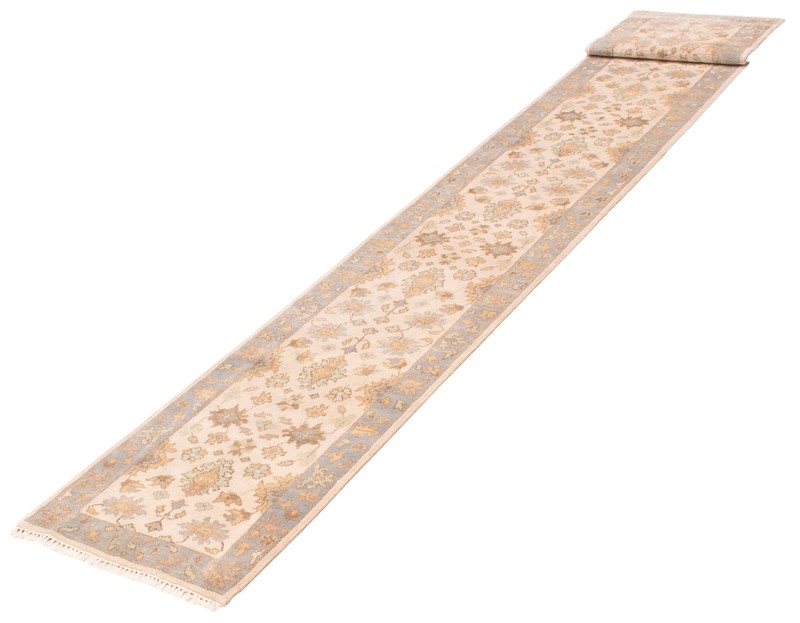 Vintage Hand-knotted Runner Rug 2'6" x 19'11" Traditional Oriental Wool Carpet gallery