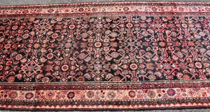 Rug 3'8 x 10'2 Vintage Tribal Handmade Wool Runner Oriental Rug S Antique 4 x 10 gallery