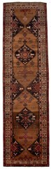 Vintage Hand-knotted Runner Rug 3’7″ x 13’1″ Traditional Oriental Wool Carpet