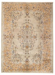 Vintage 10’3″ x 13’5″ Traditional Hand Knotted Vegetable Dye Wool Area Rug