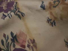 1984 Romania wool rug needs good cleaning from sitting in storage 