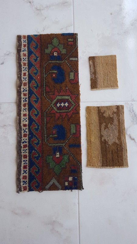 Anatolian Dıy Fragment Carpet Rug Painting or Art Piece Rug Organic Handmade Rug gallery