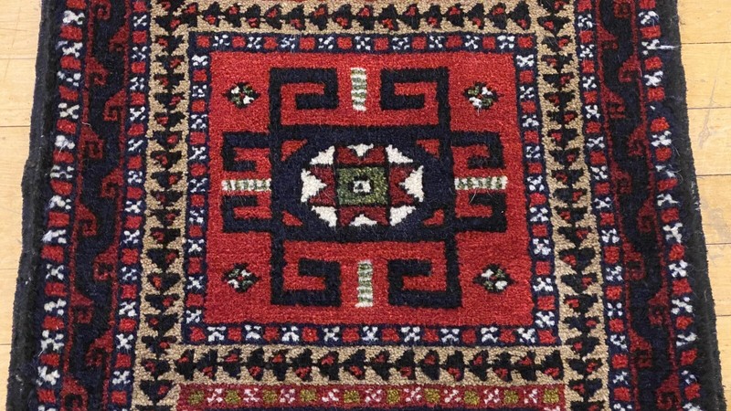 Beautiful Vintage Turkish Tribal Bohemian Rug 3’1”x 1’4” gallery