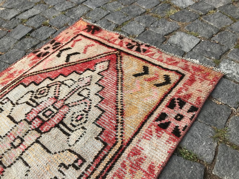 Handmade Rug Turkish Area Rug Vintage Rug Oushak Rug Antique Rug Bohemian Rug gallery