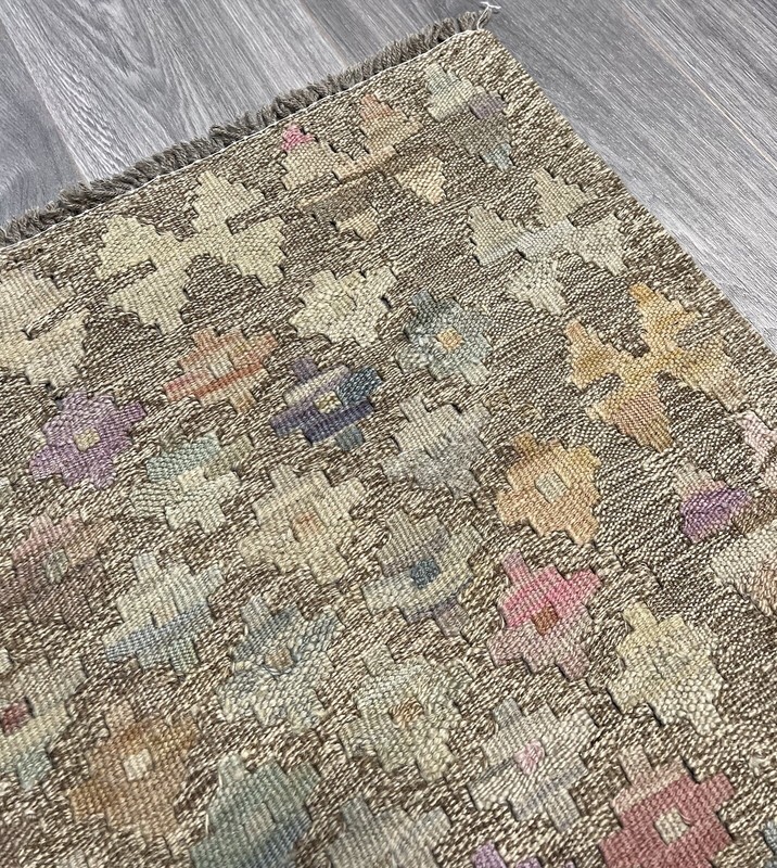 Vintage Kilim Traditional Hand Made Oriental Wool Kilim 5ftx3.2ft 147cmx99cm gallery