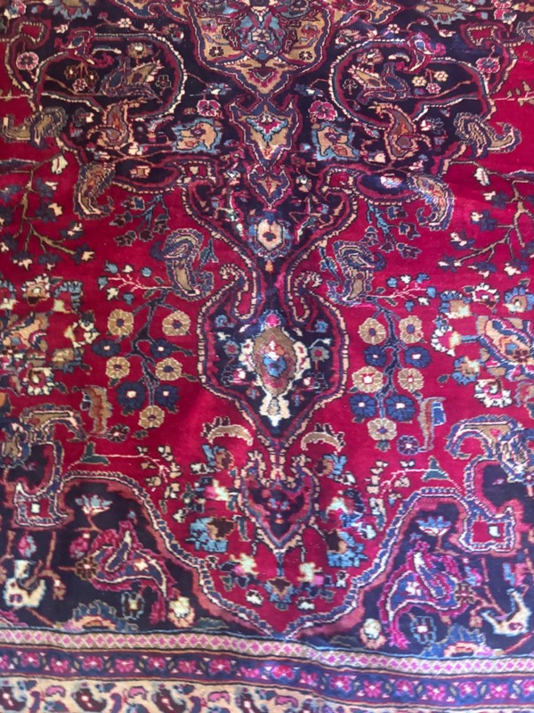 SIMI ANTIQUE. HAND MADE. 13X10 EXCELLENT CONDITION. FULL PILE. gallery
