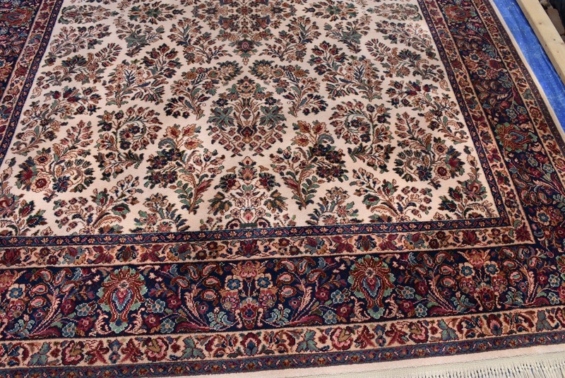 Karastan Rug original Collection 700/760 Ivory Sarouk 8.8x10.6 Super Nice KIS1 gallery