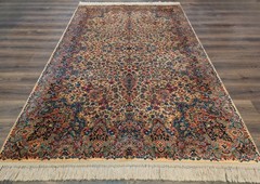 5.9 x 9 Karastan Ivory Kirman Rug #759